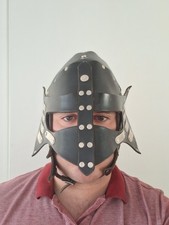 Leather helmet larp for sale  GILLINGHAM