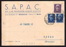 Storia postale luogotenenza usato  San Bonifacio