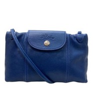 Longchamp pliage cuir d'occasion  Expédié en Belgium