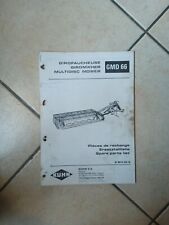 Livret piece kuhn d'occasion  Les Bordes