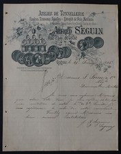 Facture cognac 1896 d'occasion  Nantes-