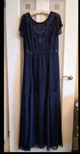 Frock frill navy for sale  WIGAN
