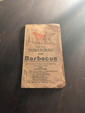 1904 St. Louis Worlds Fair The Flag Of The Red Steer Churrasco menu e mapa Raro comprar usado  Enviando para Brazil