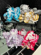 Meias de tornozelo feitas à mão bebê menina espanhola babados camada TuTu cetim babado acabamento arco❤️ comprar usado  Enviando para Brazil