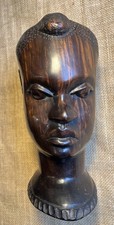 Ebony carving bust for sale  FOLKESTONE