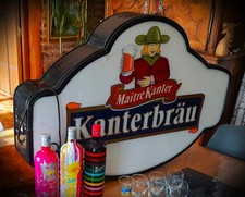 Enseigne lumineuse kanterbräu d'occasion  Lyons-la-Forêt