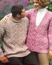 Knitting pattern mens for sale  BRIGHTON