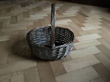 Natural wicker basket for sale  NEWENT