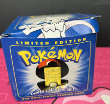Pokémon Burger King MewTwo 23K banhado a ouro cartão Poké Ball Box | G20 comprar usado  Enviando para Brazil
