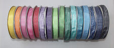 Gingham check ribbon for sale  GILLINGHAM