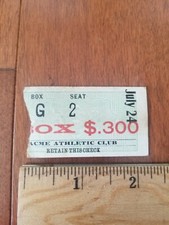 Ingresso de boxe raro 1902 Joe Gans título luta – Oakland California Rufe Turner comprar usado  Enviando para Brazil