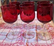 Verres cristal rouge d'occasion  Metz-