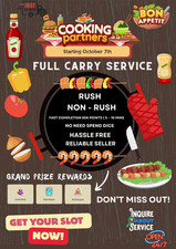 Cooking partners event for sale  Jacksonville
