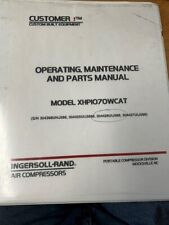 COMPRESSOR DE AR DE ALTA PRESSÃO INGERSOLL-RAND XHP1070WCATS MANUTENÇÃO OPERACIONAL P comprar usado  Enviando para Brazil