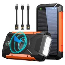 Usado, 38600 mAh Solar Powerbank Tragbar Externer Batterie Ladegerät für alle Handys comprar usado  Enviando para Brazil