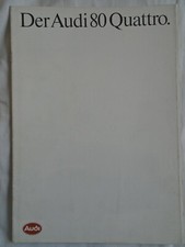 Audi quattro brochure for sale  KINGS LANGLEY