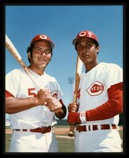  FOTO COLORIDA "JOHNNY BENCH & TONY PEREZ" CINCINNATI REDS POR TV SPORTS MAILBAG comprar usado  Enviando para Brazil