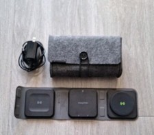 Carregador de viagem Mophie snap+ multi-dispositivo. Estojo de camurça original. comprar usado  Enviando para Brazil