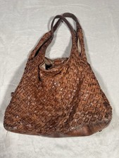 Bolsa de ombro LANGELLOTTI marrom tecida comprar usado  Enviando para Brazil