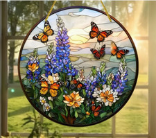 Flower suncatcher butterfly for sale  Sulphur Springs