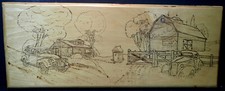 Vintage hand etched for sale  Stockbridge