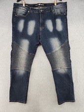 Jeans masculino XR Xray tamanho 40x32 pedra lavagem escura azul denim algodão moto jeans comprar usado  Enviando para Brazil