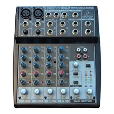 Behringer Xenyx 802 8 canais controle equalizador mixer de energia fantasma testado sem cabo, usado comprar usado  Enviando para Brazil
