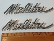 1964 Chevy Malibu Chevelle Original Station Wagon Emblemas Laterais (1) Par Vintage  comprar usado  Enviando para Brazil