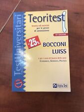 Teoritest bocconi luiss usato  Napoli