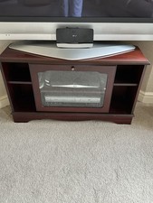 Mahogany glass stand for sale  LEICESTER