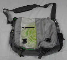 Bolsa de ombro Microsoft XBOX 360 Travel Messenger estojo de transporte branco cinza rara, usado comprar usado  Enviando para Brazil