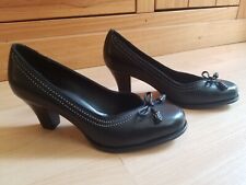 Clarks black leather for sale  NOTTINGHAM