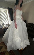 Wedding dress size for sale  BLAIRGOWRIE