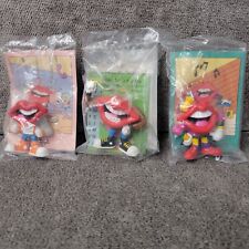 Tang Trio 1989 Drink Mouth Lips PVC Figura Tarjeta Coleccionable Hardees Niños Juguete Set segunda mano  Embacar hacia Argentina