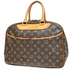LOUIS VUITTON LV Logo Deauville Torebka Monogram Skóra Brązowa M47270 86EF022 na sprzedaż  Wysyłka do Poland