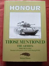 Honour. mentioned despatches. for sale  KING'S LYNN