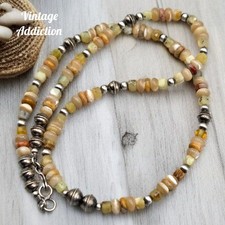 Colar de contas de banco de pérolas navajo esterlina esfregão ágata renda opala amarela comprar usado Colar de contas de banco de pérolas navajo esterlina esfregão ágata renda opala amarela comprar usado  Enviando para Brazil