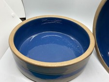 Handmade stoneware blue for sale  Marietta