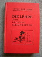 Lehre deutschen uhrmacherschul gebraucht kaufen  Deutschland