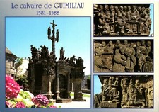 Usado, Cartão postal do Calvário em Guimiliau Vida e Morte de Cristo Bretanha, França. comprar usado  Enviando para Brazil