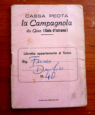 Libretto cassa peota usato  Filottrano