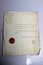 Diplôme 1814 ordre d'occasion  Cognin