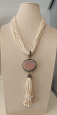 Collana artigianale con usato  Amantea