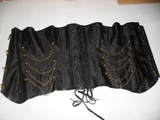 Schwarze vintage corsage gebraucht kaufen  Bürstadt