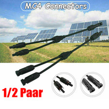 Paar solarkabel stecker gebraucht kaufen  Langenlonsheim