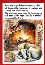 Saluki dog christmas for sale  YEOVIL