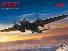 Bombardeiro alemão ICM 48273 Segunda Guerra Mundial Do 217K-1 1/48, usado comprar usado  Enviando para Brazil