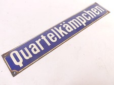 Altes emaille strassenschild gebraucht kaufen  Krefeld