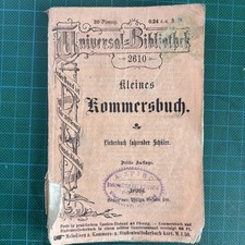 Kleines kommersbuch liederbuch gebraucht kaufen Kleines kommersbuch liederbuch gebraucht kaufen  Leipzig