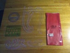 Conjunto Curva Francesa FC-4 - USADO - mais 2 Modelos Staedtler comprar usado  Enviando para Brazil